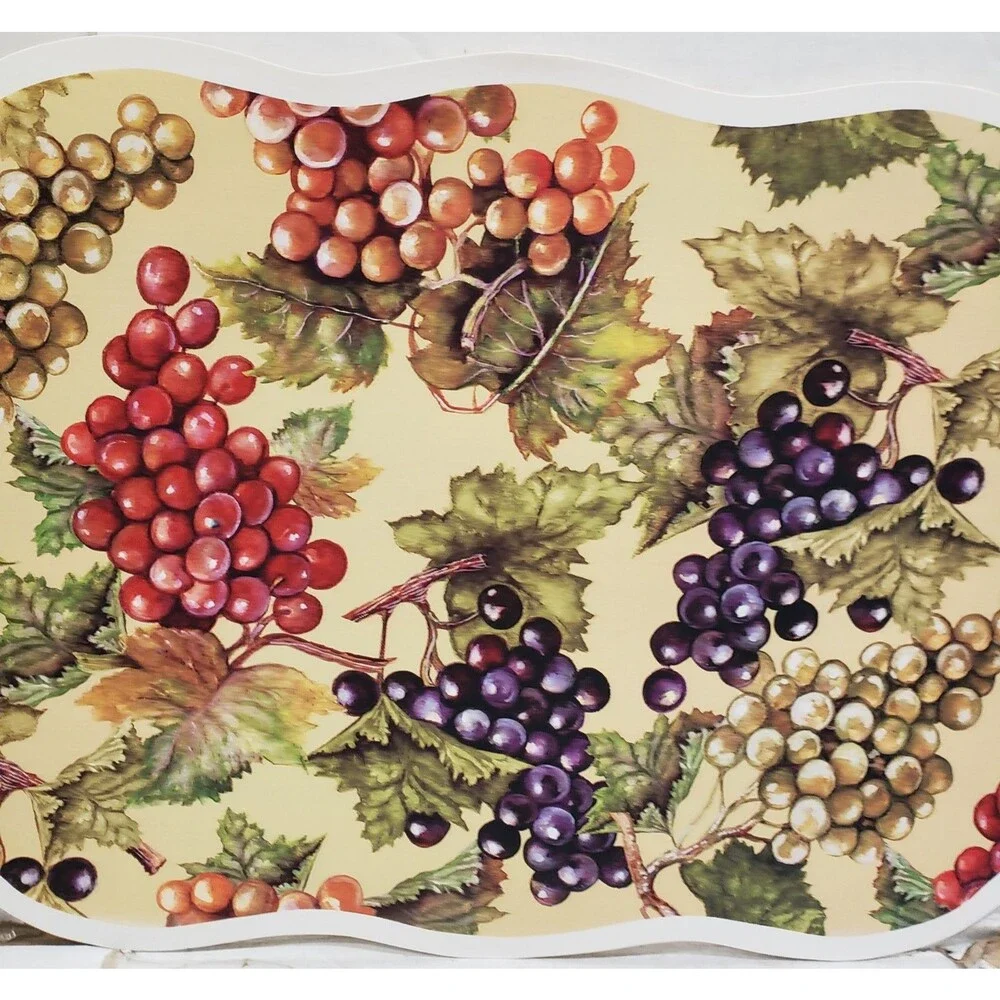 Set of 4 Same Kitchen Vinyl Non Clear Placemats (18